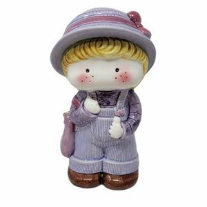 Vintage Kotobuki Japan Ceramic Coin Bank Kawaii